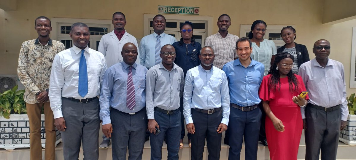 Stefano Cacciatore #Bioinformatics in #Nigeria visiting the National Biotechnology Research & Development Agency @nabdanig & @ICGEB CRP collaborator Oseremen Aisuodionoe-Shadrach @UofANigeria 🇳🇬