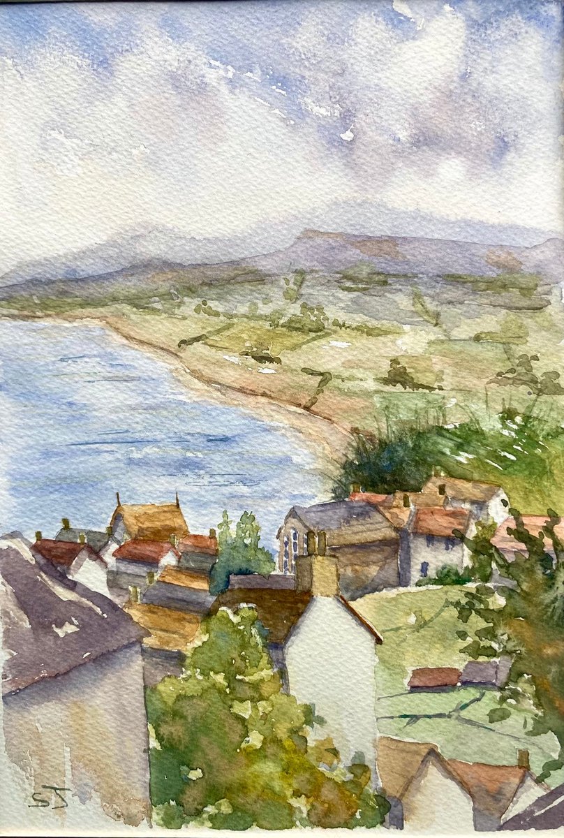 Robin Hood’s Bay and Staithes village, Yorkshire Coast #watercolour #painting #England #art #craft