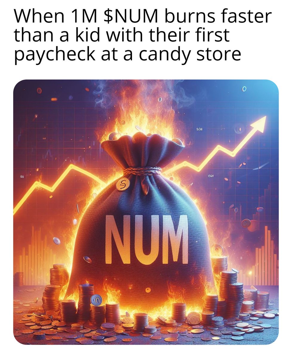 Did you witness history in the making? Over $1M worth of $NUM has been burned, marking the largest burn since its inception! 🚀 

Prepare for a bullrun! 🐃 🔥
 #crypto #NumbersProtocol #NUM