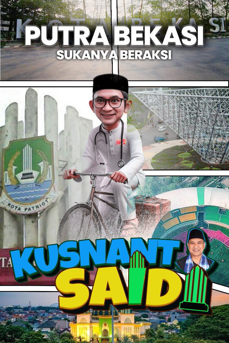 alidarwich4's tweet photo. Yang sukanya beraksi ya putra bekasi dr kusnanto saidi

#pakdokter #kusnantowalikota #kusnantobekasi1 #kusnantoforwalikota #bersamapakdokter #rakyatbekasidukungkusnanto https://t.co/PXhewuRThs