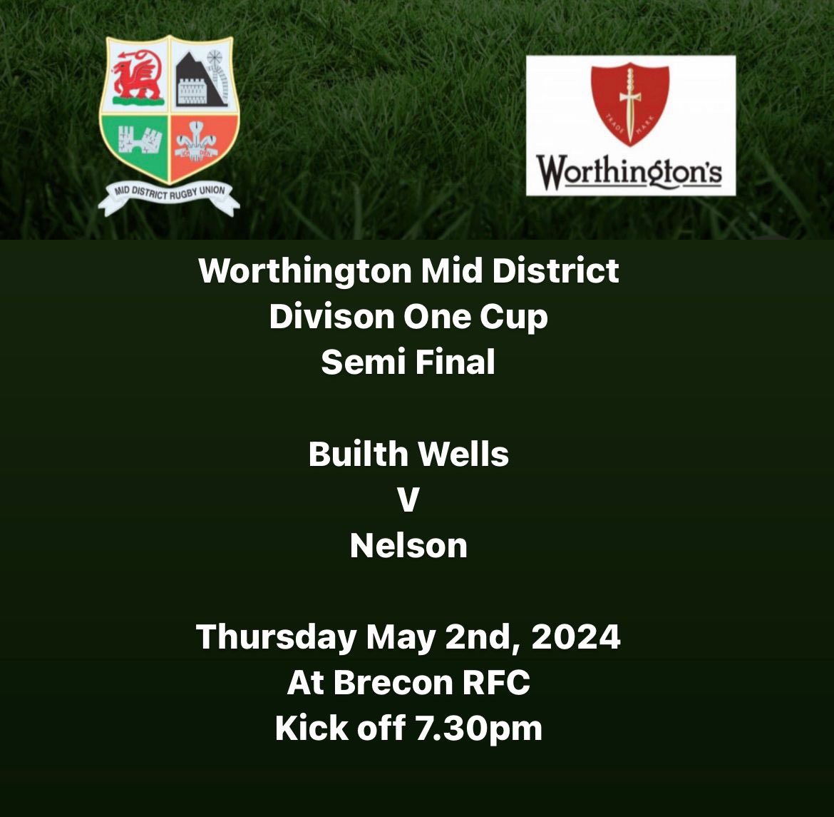 First game in a busy few weeks tonight as @BUILTHR play @Nelsonrfc to see who gets through to final Thanks to @BRECONRFC for hosting the 7.30 Ko later and be great to see a crowd