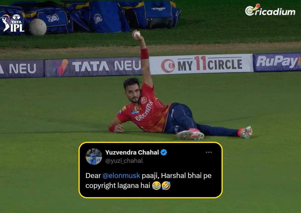 Yuzvendra Chahal 😂🤣 #CSKvsPBKS #icc #cricket #IPL24