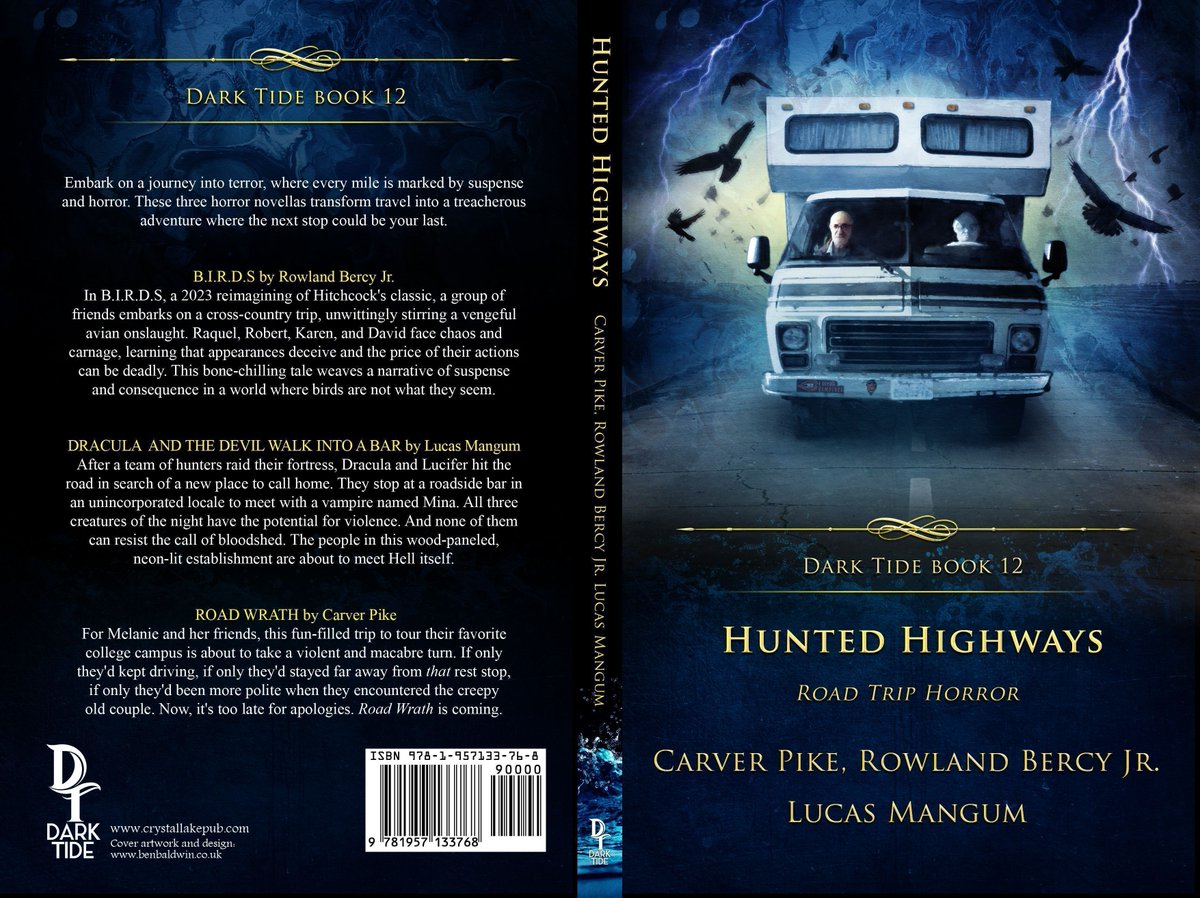 Brace yourself for a ride into the heart of darkness. Grab your copy of Hunted Highways now and discover the chilling thrills that await at every turn! Order Today: buff.ly/4beODfB #DarkTideSeries #HorrorNovellas #RoadTripHorror