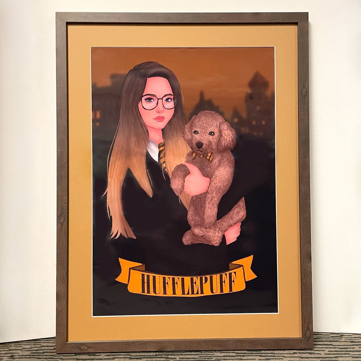 It's Harry Potter Day today, providing us with the perfect excuse to share this Hufflepuff print, framed in appropriate house colours to match.

#harrypotterday #hufflepuff #customframing #uckfieldframingcompany