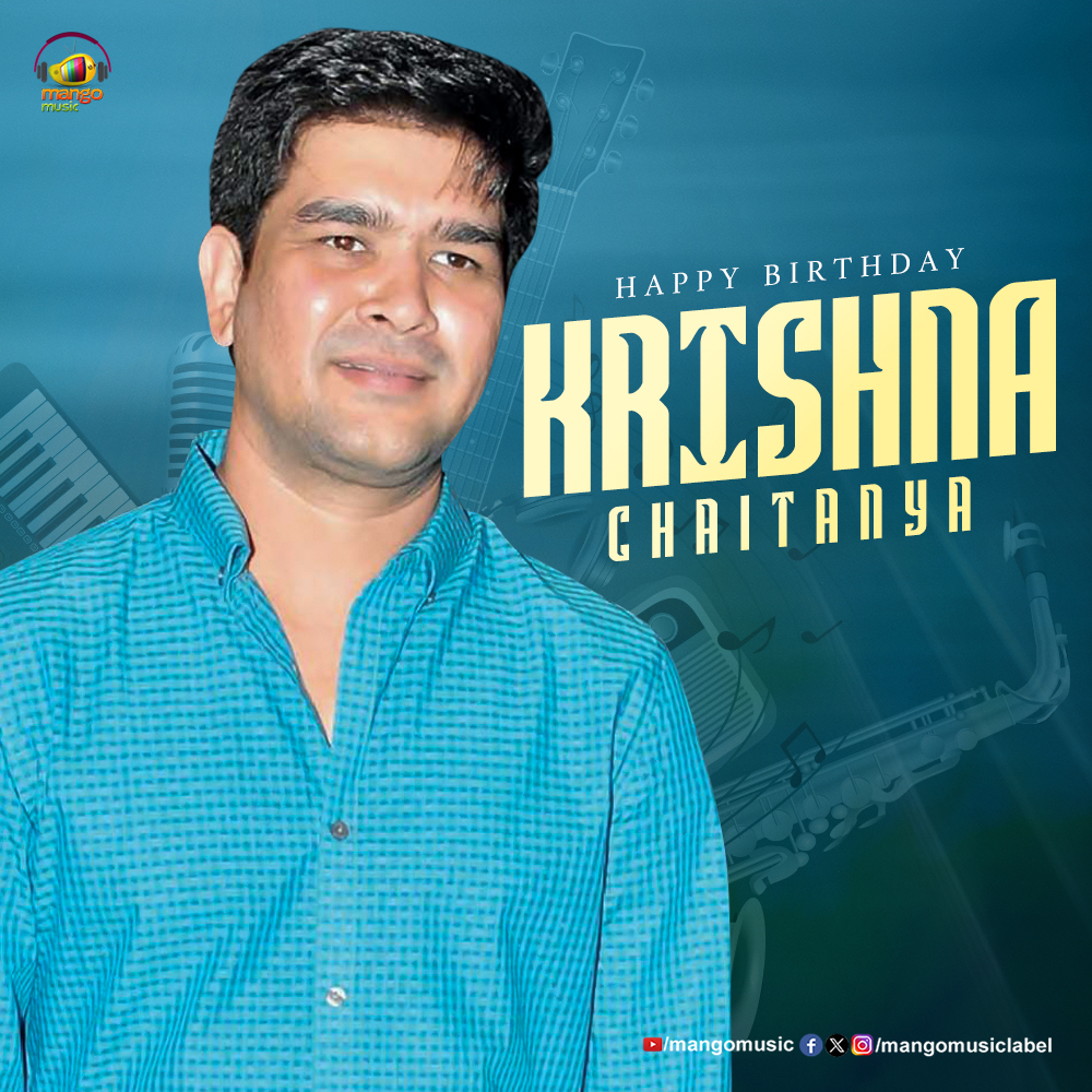Wishing the Multi-Talented Lyricist & Director #KrishnaChaitanya a very happy birthday. #KrishnaChaitanya #HBDKrishnaChaitanya