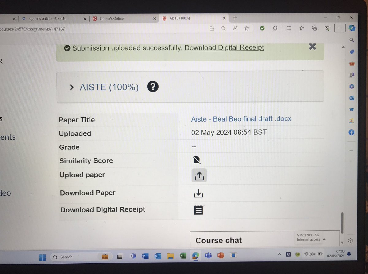 Tá an chéim críochnaithe! My last essay uploaded! It’s been a very busy few months and I’ve really felt under pressure trying to get the last pieces of work completed for my degree in Irish. It’s a great relief to be finished especially with so much work now with the new school.