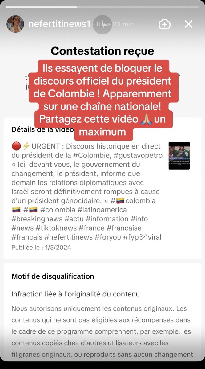 Concernant le président colombien qui refuse de traiter avec ce génocidaire sioniste de sheytanyahou