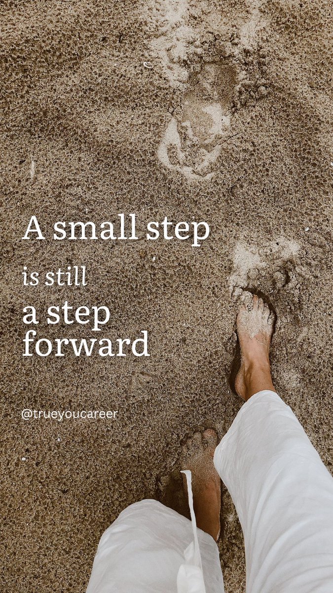 A small step is still a step forward.

#cvwriting #cvservices #professionalcv #interviewpreparation #careerguidance #advice