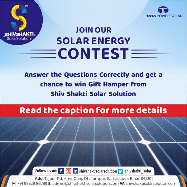 Solar Energy Contest Win Solar Solution Gift Hampers fforfree.net/2024/05/solar-… 

#contestalert #giveaway #free #freesamples #giveawayalert #GiveawayIndia #Solar  #sun
#1 #Contest, #Deals and #Freebies site #fforfree #southernrailway   #heartattack