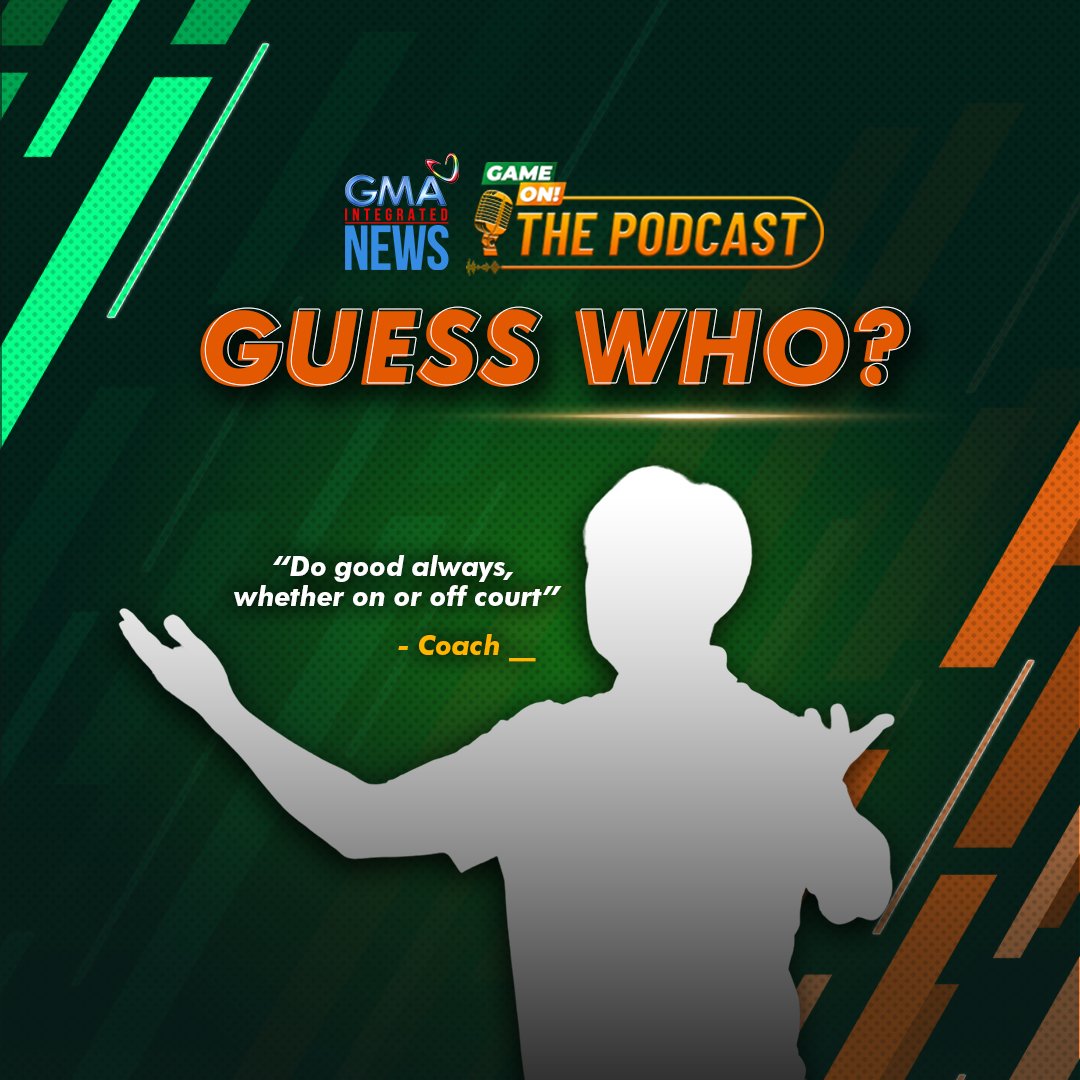 GUESS WHO The coach who led Ateneo volleyball to 4 UAAP titles, with the most recent one in UAAP Season 81. Now he’s back to bring back the winning culture of volleyball in his alma mater. Know more about him on Friday, May 3, 2024 on “Game On!” The Podcast!