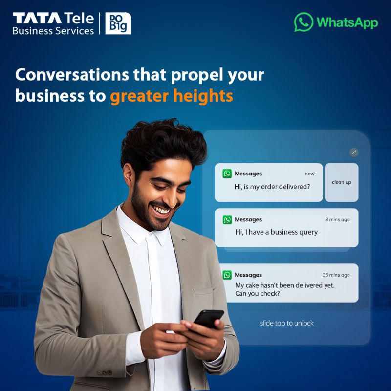 Business conversations that enable seamless interactions with customers.

Know more - bit.ly/3Ysr7ql
urmient.in
#TimeToDoBig #CustomerEngagement #WhatsAppBusiness