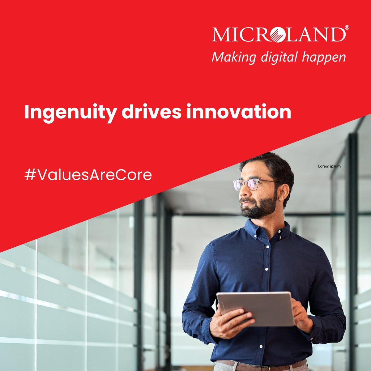 By pushing the limits of imagination, we uncover fresh perspectives and new ways to execute. It's been our method of operation when it comes to creating cutting-edge IT solutions - across time. #ValuesAreCore #Microland #Ingenuity #MakingDigitalHappen #ML35