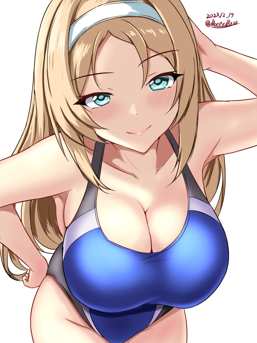 ウォースパイト(艦隊これくしょん) 「#GWなので金髪を愛でます 」|MONTE@大湊のイラスト