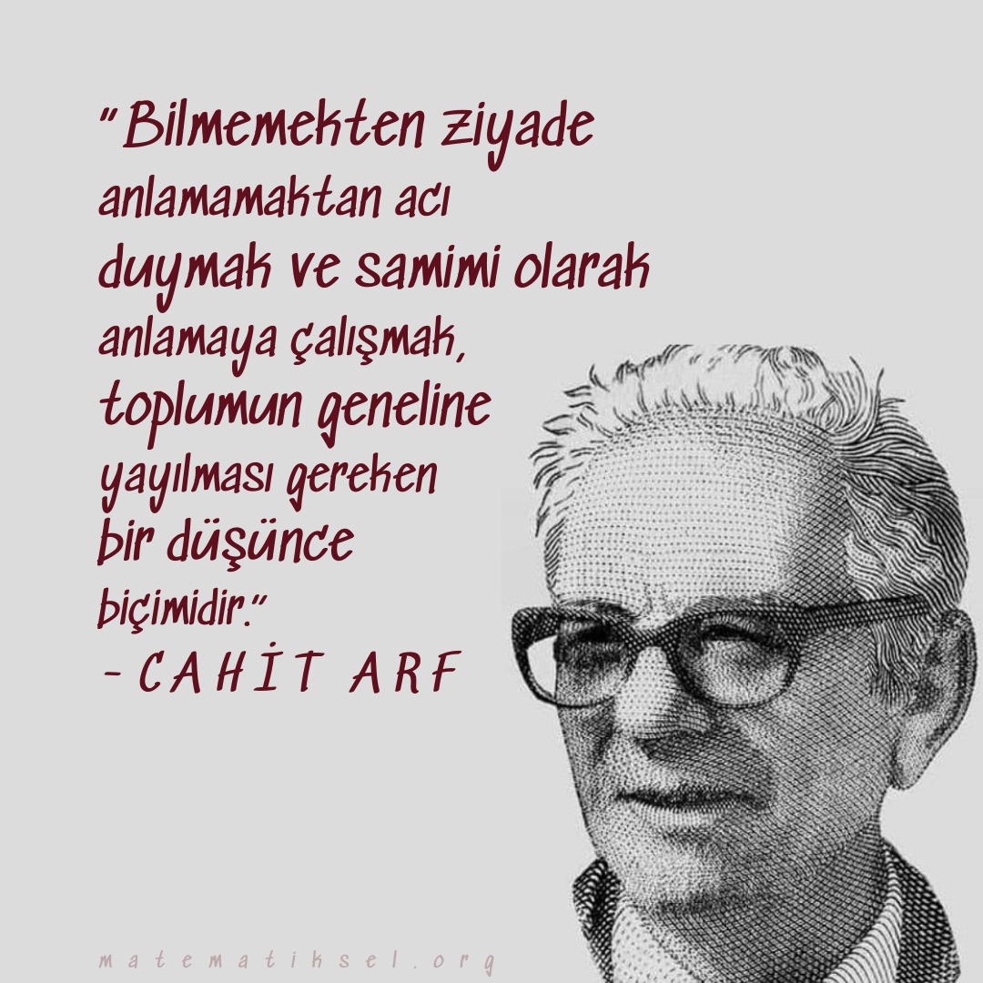 “Bilmemekten ziyade anlamamaktan acı duymak ve samimi olarak anlamaya çalışmak, toplumun geneline yayılması gereken bir düşünce biçimidir.”