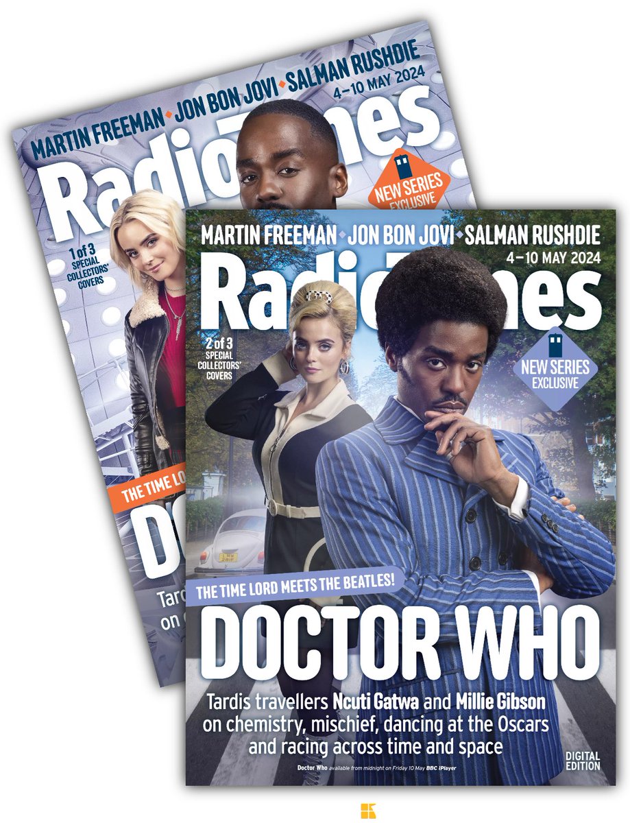 Suggestion about ⁦@RadioTimes⁩ Magazine 4th-10th May 2024 page 2 with 3 covers of Doctor Who :)⁦ @bbcdoctorwho⁩ ⁦@russelldavies63⁩ ⁦@PositivityWho⁩ @ncutigatwa1⁩ @DisneyPlus⁩ ⁦@BBC⁩ ⁦@BBCOne⁩ ⁦@DisneyPlusAUS⁩ go.readly.com/magazines/60bf…