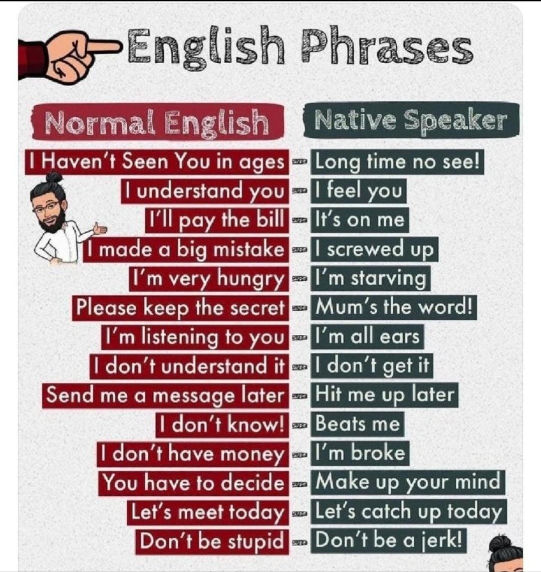 Normal English vs Native speaker.