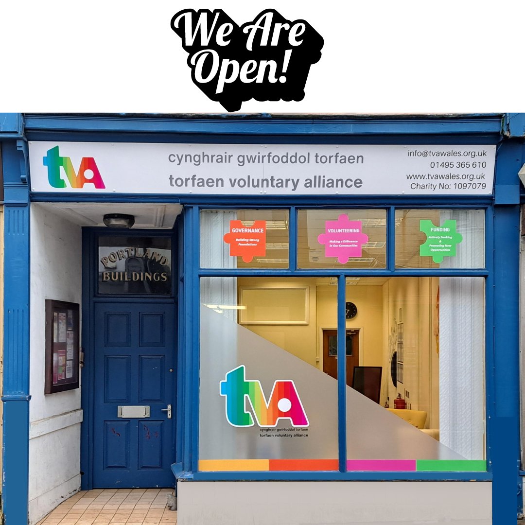 Second full day of the "CWTCH" being open and we have the Volunteer Team ready and waiting to speak with members of the public about what volunteering opportunities are available to them.
Why not pop in and speak to them?