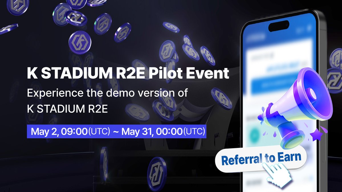 📣Experience early version of K STADIUM R2E!!📣
Only held for 1 month⏰
🌟Grab an opportunity for rewards via your neighbors!
🔽Details
-EN : bit.ly/4dAPlpJ
 -KR : bit.ly/3Wp7RLf