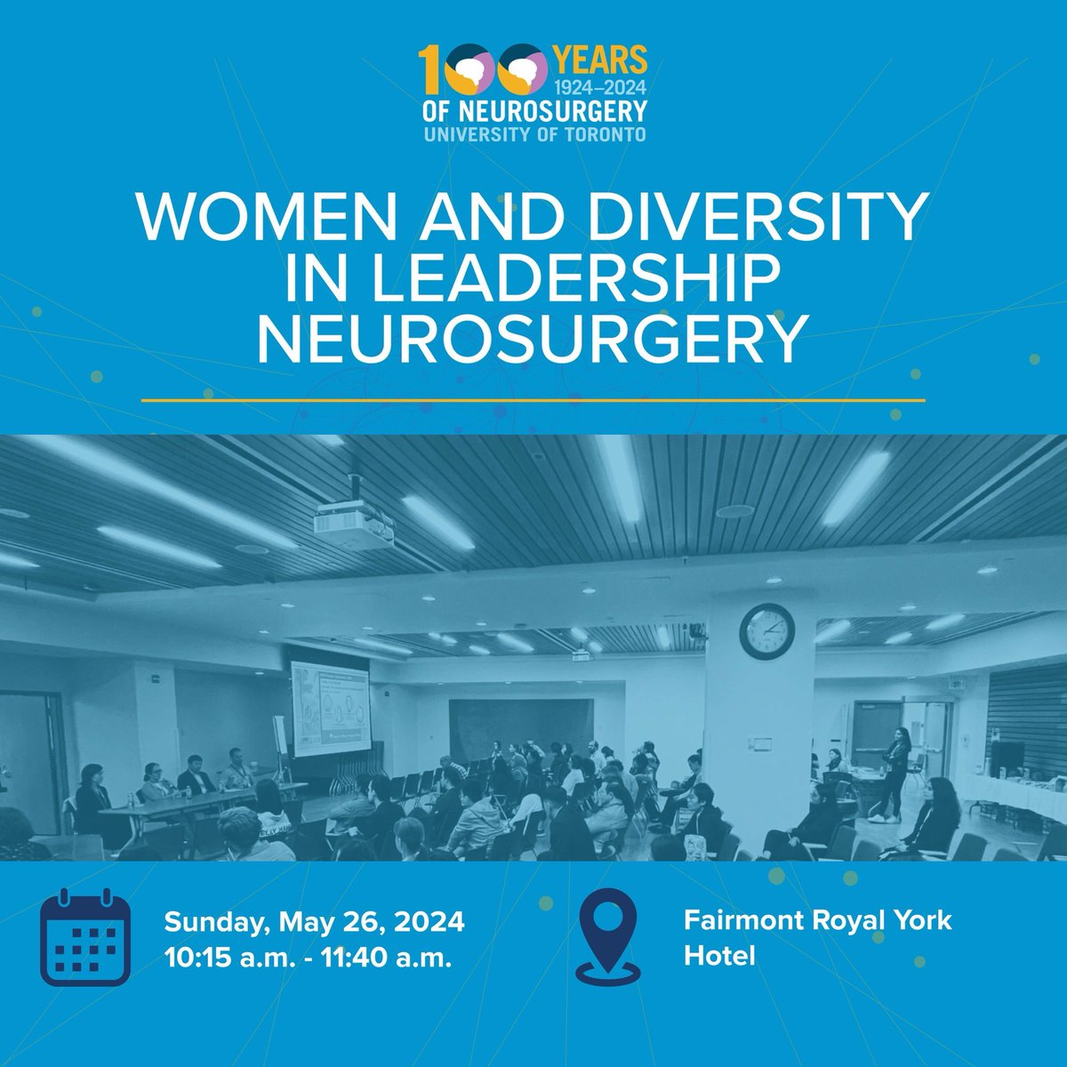 Join our upcoming event ‘#Women and #Diversity in #Leadership #Neurosurgery’ as part of our 100th anniversary! This session will be moderated by @gelarehzadeh and Jennifer Moliterno Günel. Learn more or register: bit.ly/3xNkOEH