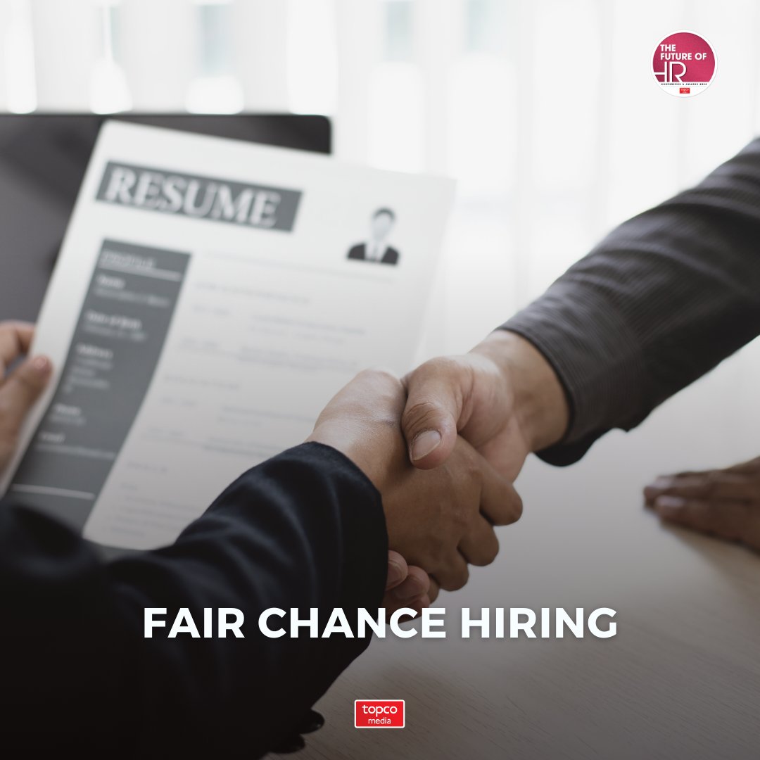 Fair Chance Hiring opens doors for job seekers with criminal records, letting talent shine. It's about redemption and diversity. Let's break barriers for a brighter, inclusive future! #FutureofHR #Hiring #TopcoMedia