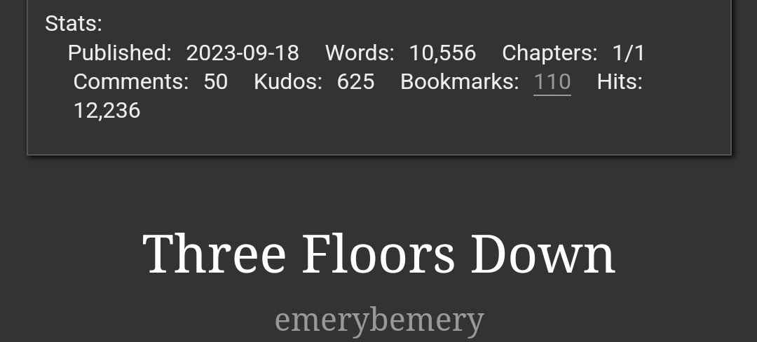 this fic jumped from 10k to 12k hits in just over a month what the fuck yall