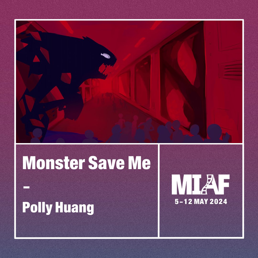 Monster Save Me
Polly Huang
@polly_wolly_art

Film 14 in the Australian Showcase – Official Opening.

Very soon we kick off at Treasury Theatre on Sunday 5 May 2024.
miaf.net/events/austral…

#MIAF2024 #MIAF #AnimatedArt #15FilmsIn15Days
