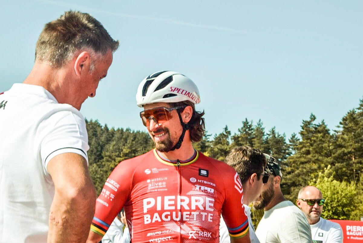 Peter Sagan coming back to professional cycling with a non-french team called Pierre Baguette must be peak cycling out of context.