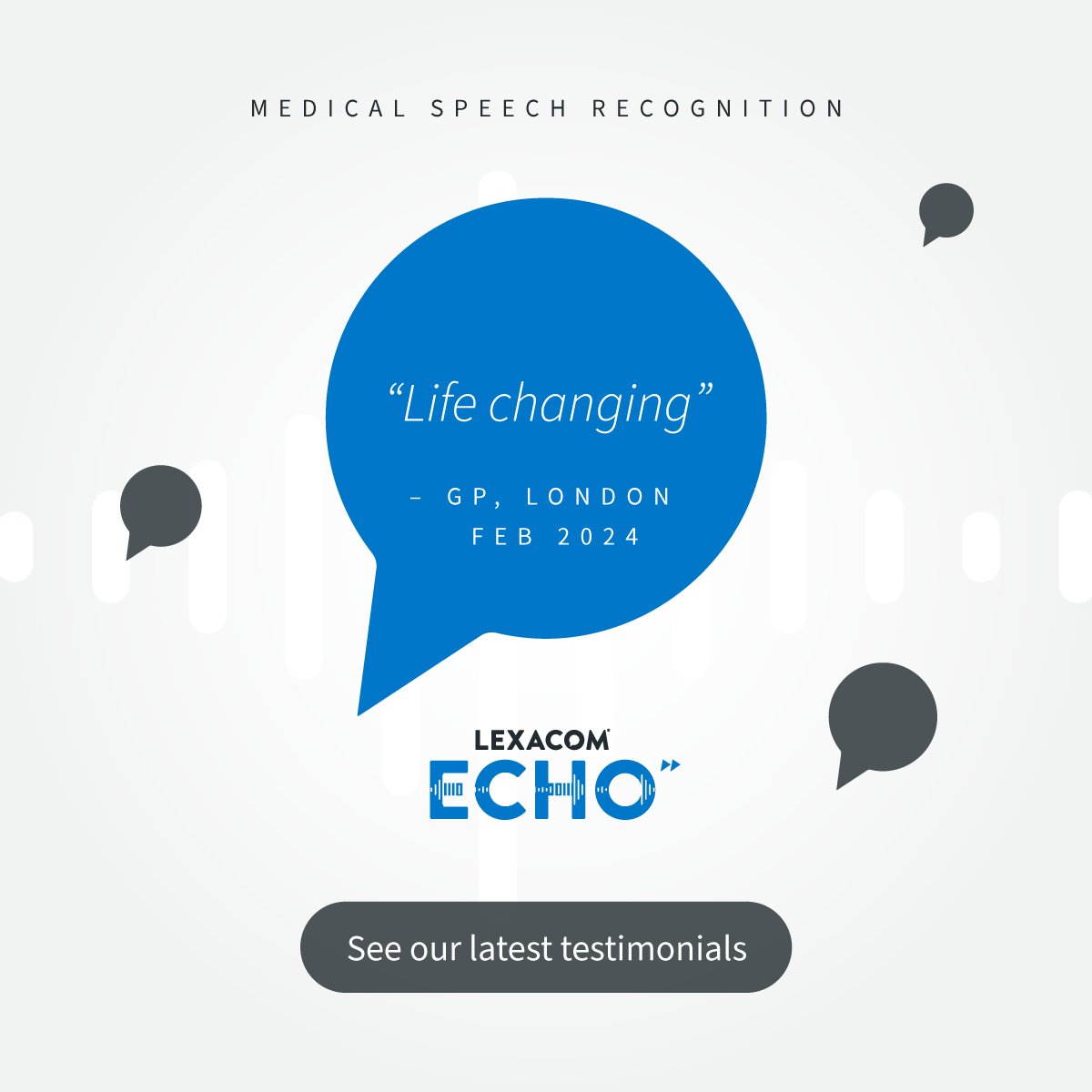 We are really proud to hear customers enthuse about what we do, and describe the real differences it makes to their daily work ☺️

Take a look at some of the testimonials we've received so far this year: lexacom.co.uk/lexacom-case-s…

#nhs #primarycare #speechrecognition