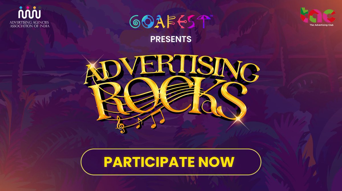 Back by Popular Demand, Advertising Rocks is Set to Electrify Goafest 2024 More : mediainfoline.com/brand/back-by-… #mediainfoline #Back #PopularDemand #AdvertisingRocks #Set #Electrify #Goafest2024