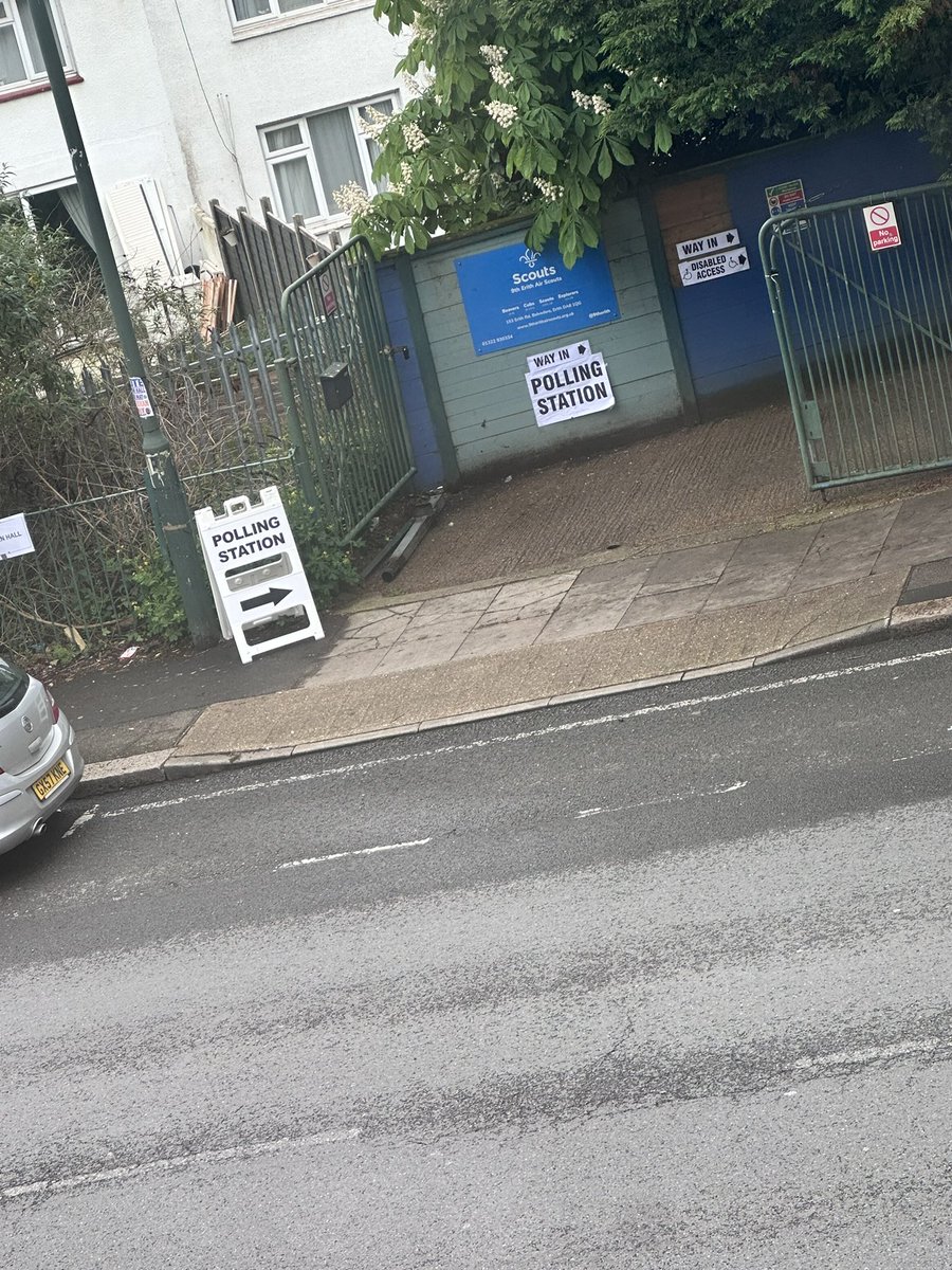 It’s our local elections day and I’m lucky the polling station is just right outside my house… will be voting in a bit #Election2024