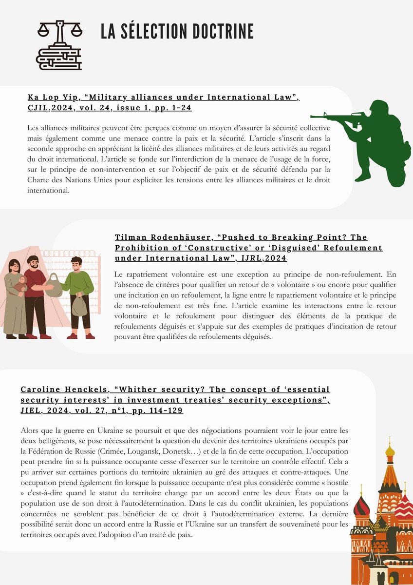 Au programme : news, actualité des juridictions,  article made in AEDIN Nanterre, sélection d’articles de doctrine,  présentation du parcours d’une ancienne étudiante, prochains évènements et  nos recommandations.

Nous vous souhaitons une bonne lecture

2/4