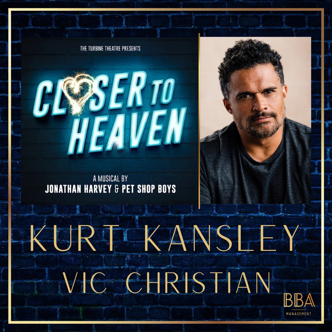 Our incredible KURT KANSLEY (@kurtkansley) has been announced in the cast of Closer To Heaven @TurbineTheatre💙 What an amazing summer this will be with the sounds of Jonathan Harvey & Pet Shop Boys 🤘🏽🕺🏻 #proudagents