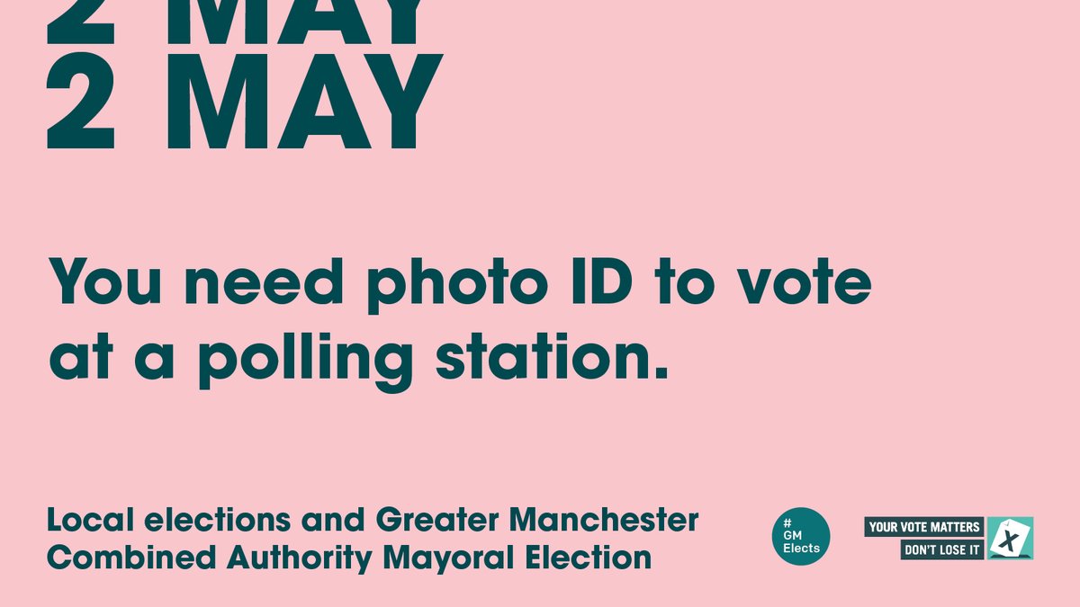 It’s Local and GM Mayoral elections day! Polls are now open until 10pm. Don't forget to take your photo ID or your Voter Authority Certificate with you.