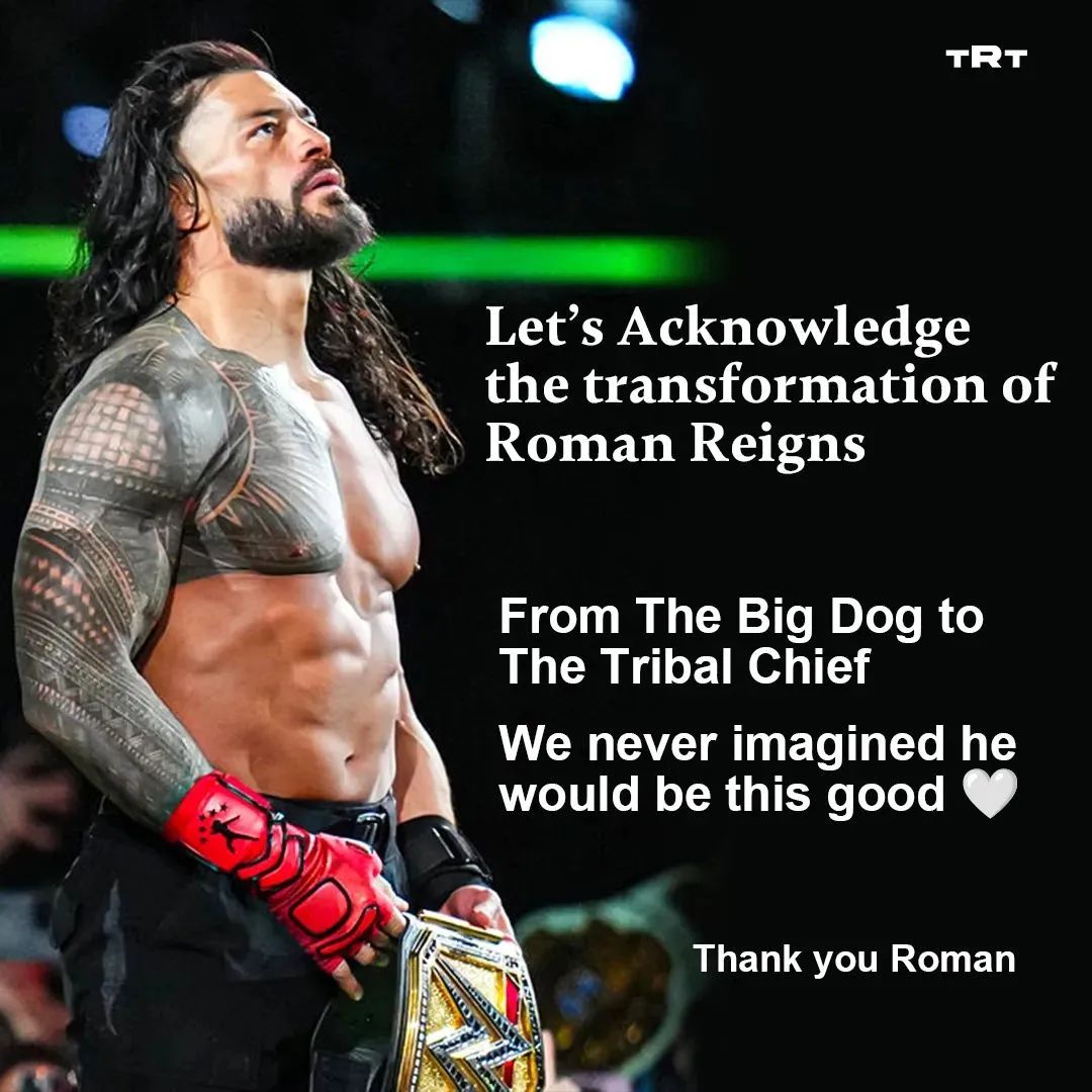 The Transformation That Changed WWE.🙌☝
#TribalChiefForever
#BelieveThat