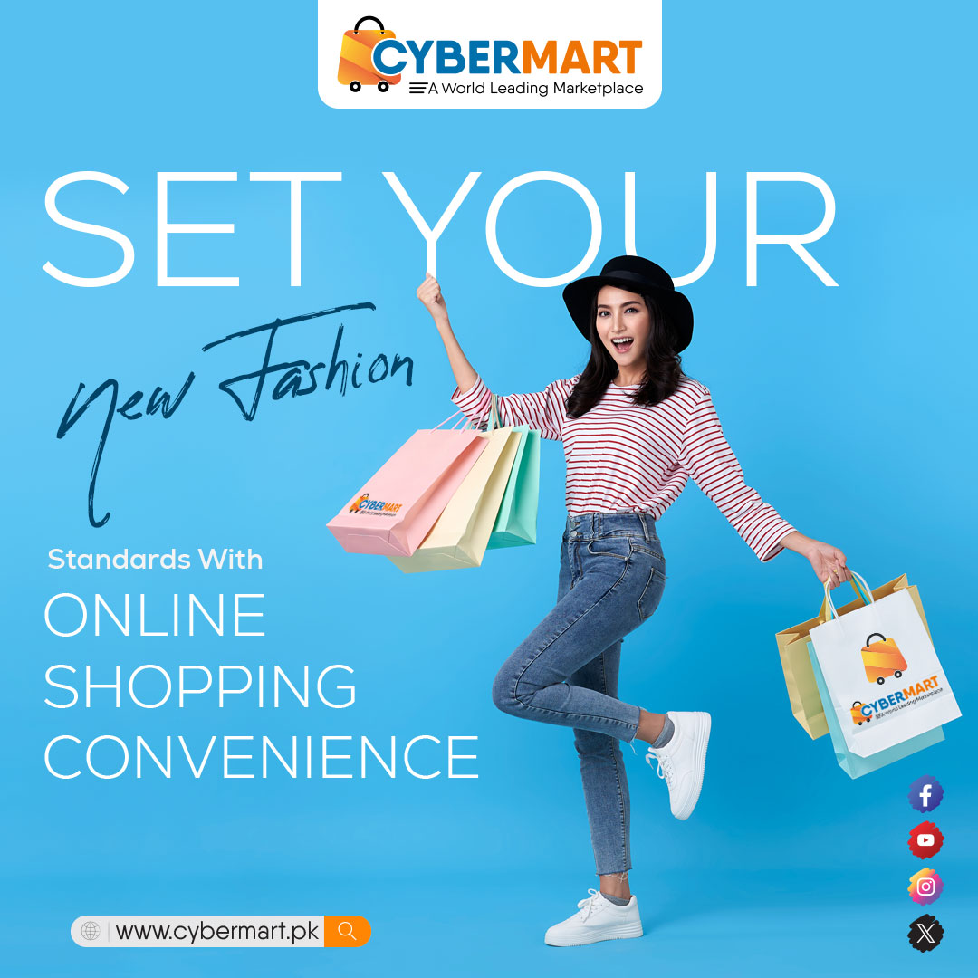 CyberMartPK: A World Leading Marketplace
cybermart.pk

#CyberMartPK #onlineshopping #sellnow #ShopSmart #ShopNow #FreeDelivery #Cybermart #WorldLeadingMarketplace #NewFashionStandards