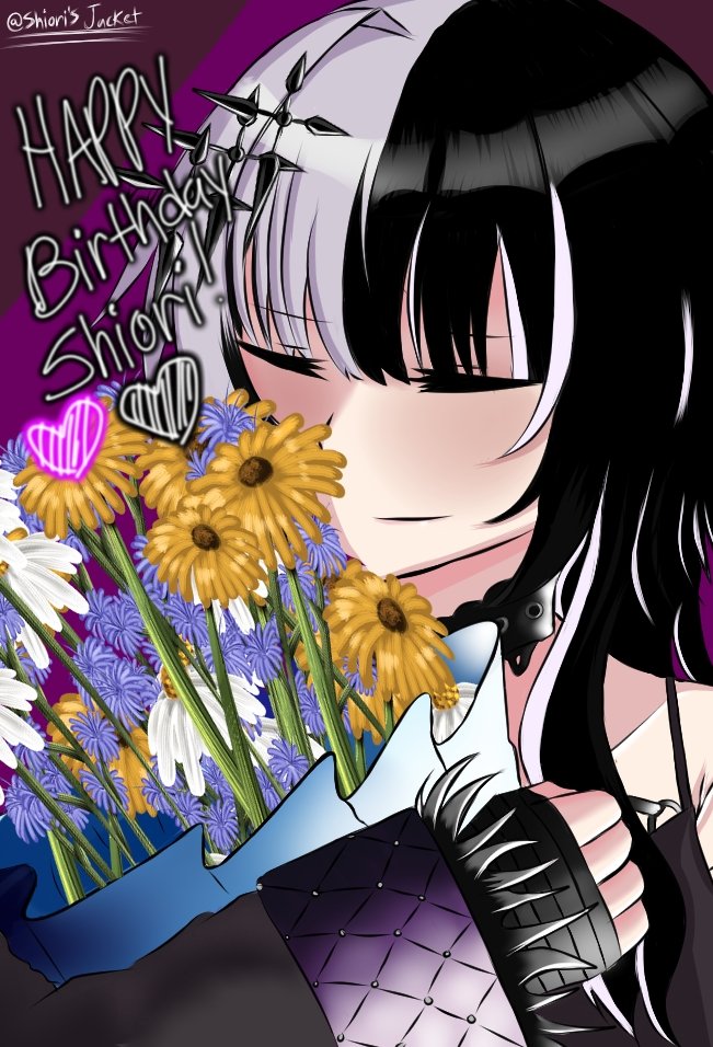 Happy Birthday, Shiori~ I hope you have the best birthday ever!
👁️‍🗨️🖤🥳🎂🎉🎁🎈

Illustration by Me. 

#ShiorinOnAir #ShiorinSketch #holoAdvent #hololiveEnglish #partyvella