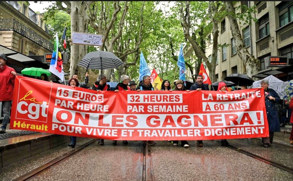 #Hérault : 📢 Journée de mobilisation dans la rue en ce 1er Mai qui marque la Fête du travail !
@lacgtcommunique @BinetSophie @SergeRagazzacci @CGTULMontpel @UnionCgt @CGTUM3 @CheminotsCgt @CgtChu @CgtTam34 @CGTEduc34 @scum34