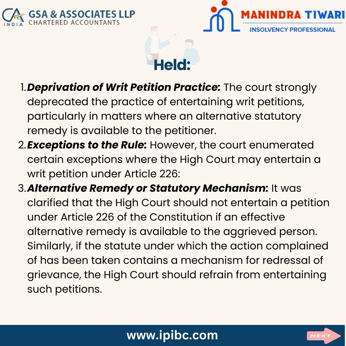 The recent landmark case of Susela Padmavathy Amma v. Bharti Airtel Ltd., where the Hon’ble Supreme Court provided clarity on directorial responsibility in company affairs. #SupremeCourt #CorporateLaw #LegalInsights #ipibc