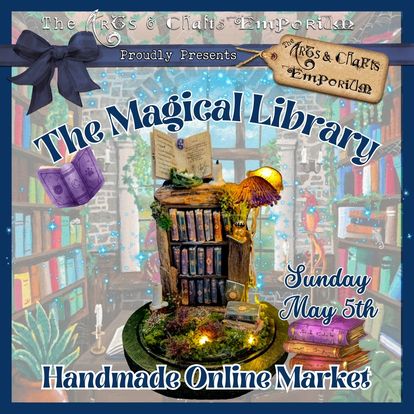Will you visit The Magical Library on Sunday night? facebook.com/media/set/?set… #earlybiz #handmadegifts #giftideas #shopindie