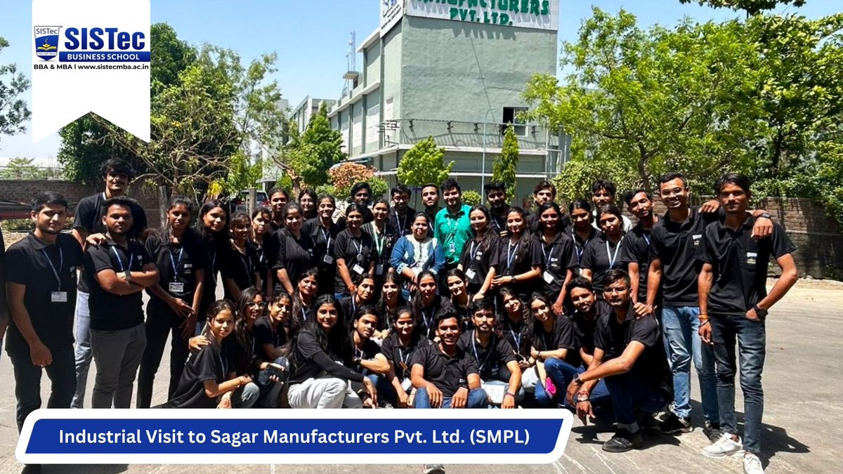 SISTec Business School recently organized an Industrial Visit to Sagar Manufacturers Pvt. Ltd. for its students. 

💬 wa.me/+919109975760
🌐 Website: sistecmba.ac.in
.
.
.
#IndustrialVisit #IndustrialExposure #Visit #SMPL #humanresourcemanagement #marketingmanagement