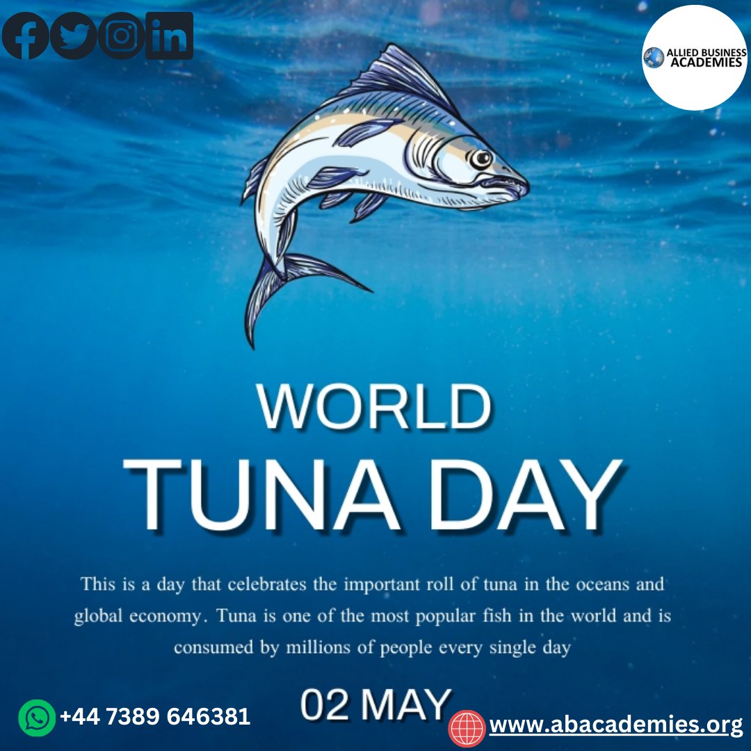 Happy #WorldTunaDay🌊🐟! Can you imagine a world without this wonderful species? We can't! Let's all help preserve this great source of food and #protectouroceans by only buying sustainable tuna today, and every other day?🐠

#SaveTheTuna #oriele #OceanConservation #LoveOurPlanet