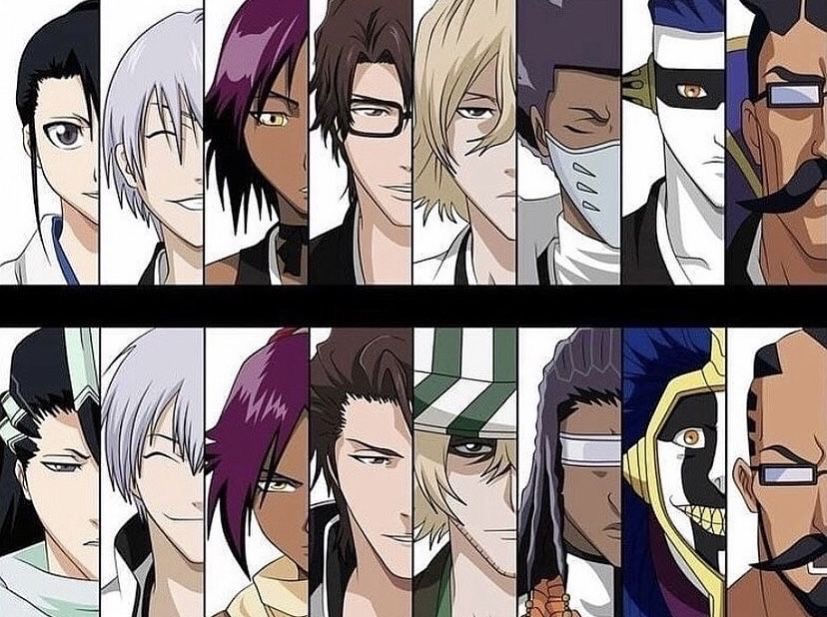 bleach characters 110 years ago - 110 years later