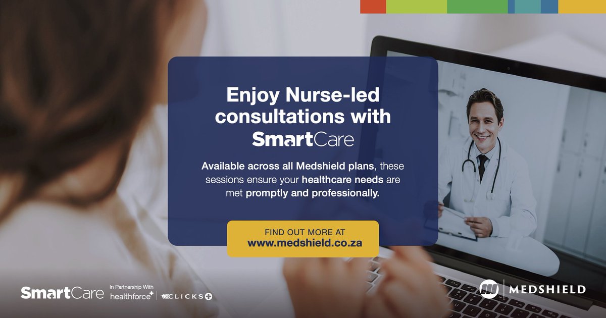 Welcome to Next-Level Healthcare with Medshield's SmartCare! Experience transformative care with cutting-edge tech & tailored support. Expert guidance for your health journey is now at your fingertips. Embrace innovation.

#MedshieldSA #Wellness #Health #SmartCare #MedicalAid