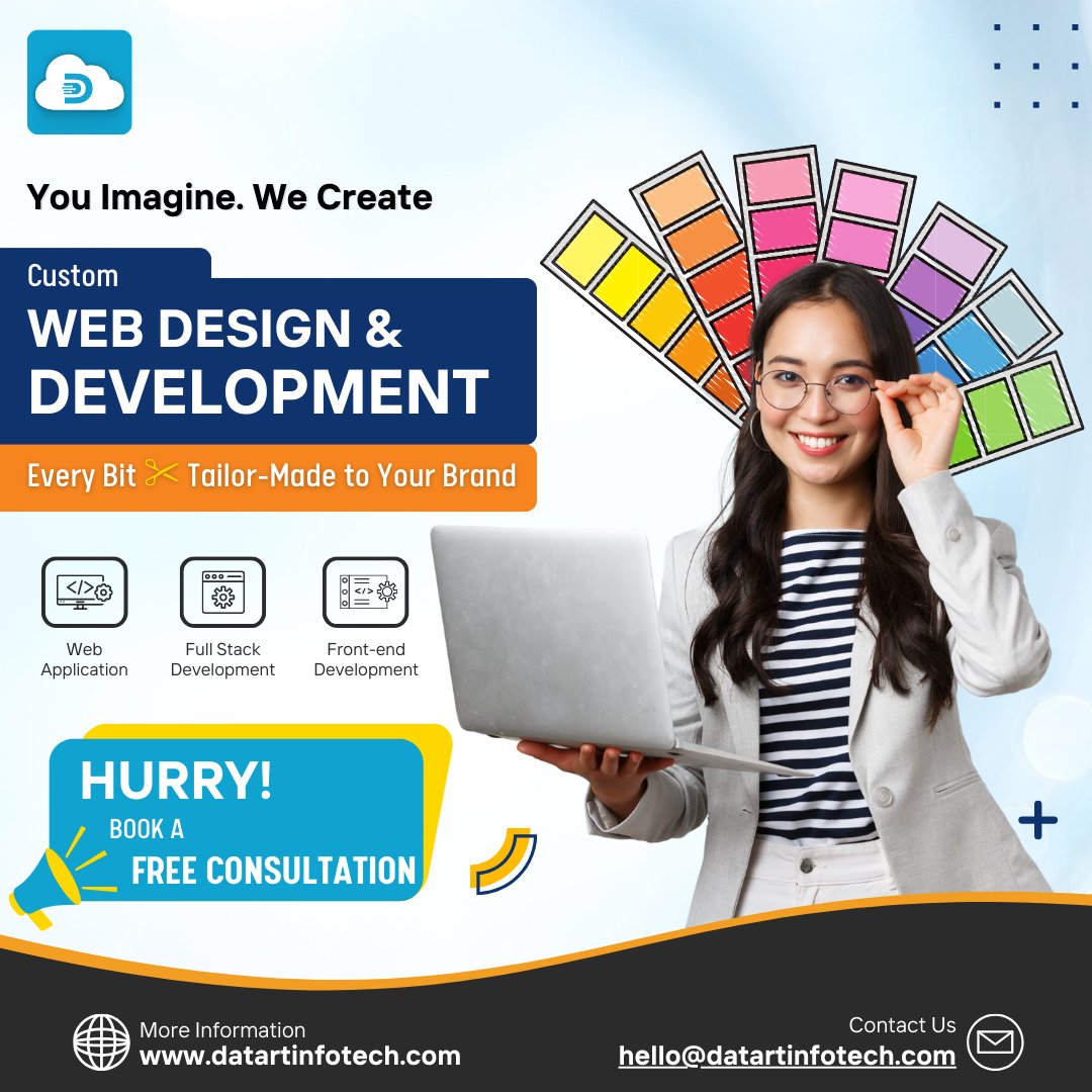 DatartInfotech's tweet photo. Illuminate your brand's story with our website expertise! 
Learn more: https://t.co/Qo943YTkC5 

#WebDesign #WebsiteDesign #DigitalStorytelling #WebDevelopment #UserExperience #CreativeAgency #UXDesign #UIUX #BrandJourney #ResponsiveDesign #EcommerceWebsite #WebDesigner https://t.co/Yg8iHiP0lY