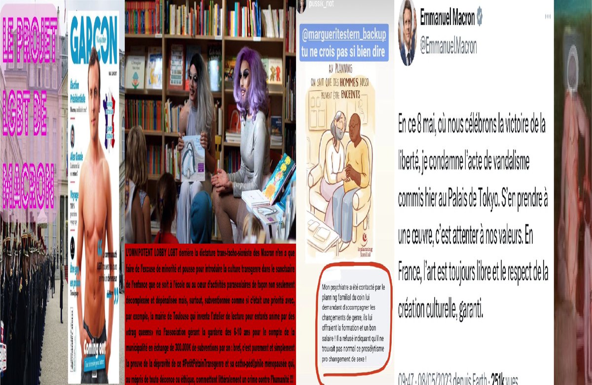 RealEthicsCode's tweet image. #MacronTrogneux : #Pédophilocratie ou #Trans-dictature ?

#LaFranceEstOccupée
#CRIF/#Mossad
#SionismeCancerDeLaFrance
#AntisémitismeIncurableSionisme
#FranceDesMacronOuPédolandNaziSioniste
#LeGrandRemplacementNaziSioniste
#TouteLaClassePolitiqueEstComplice
#VIèmeRép
#GazaGenocide