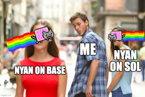 Snek_go_sssssss's tweet photo. @SKaDinha $NYAN cat on Base is the way!
0x420D8b44BC7e48e696b757A4D50B84857607474a https://t.co/YodAiWh89p