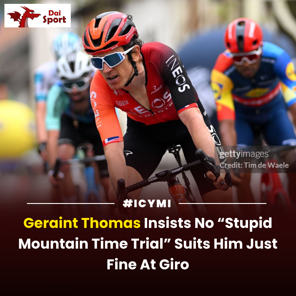 In Case You Missed It Geraint Thomas Insists No “Stupid Mountain Time Trial” Suits Him Just Fine At Giro Read here: wp.me/p77qJY-qlg