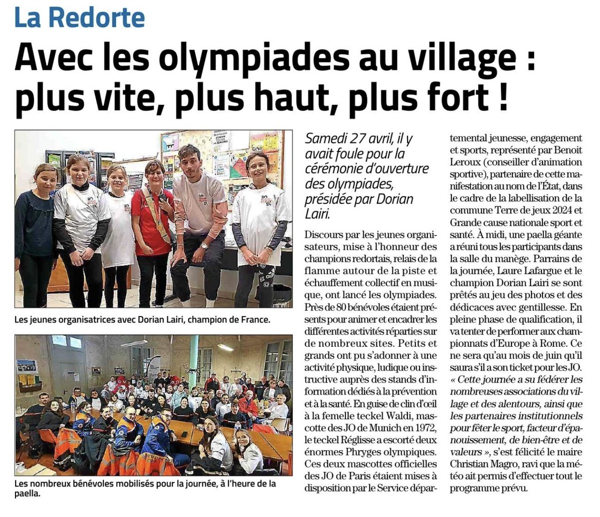 EnRedorte's tweet photo. @Carca_lindep
#TerredeJeux2024 #Bouge30mnparjour https://t.co/yYaYULoJRz