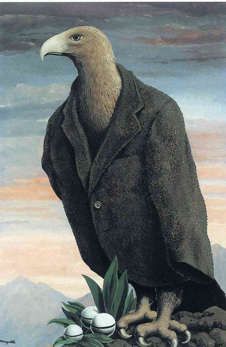 The present, 1939 Get more Magritte 🍒 linktr.ee/magritte_artbot