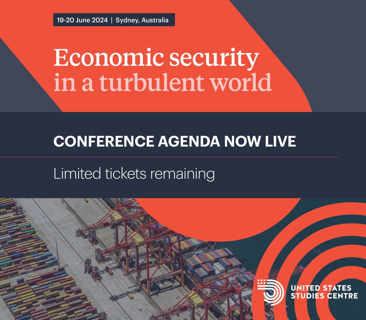 Conference agenda and speakers list now live! With significant senior Australian Government representation & international experts, policymakers and business leaders, you’ll want to be in the room for Economic security in a turbulent world. Click here: ussc.edu.au/economic-secur…
